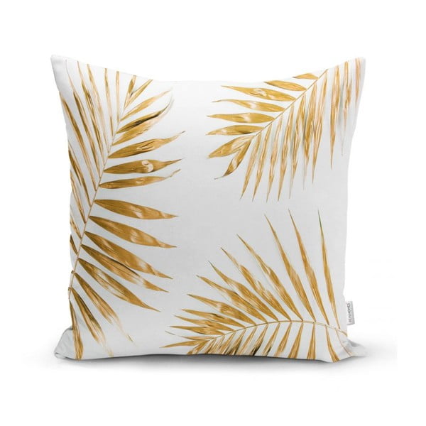 Gold Leaves párnahuzat, 42 x 42 cm - Minimalist Cushion Covers