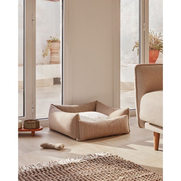 Barna kutyafekhely 60x60 cm Toby - Kave Home-image-3