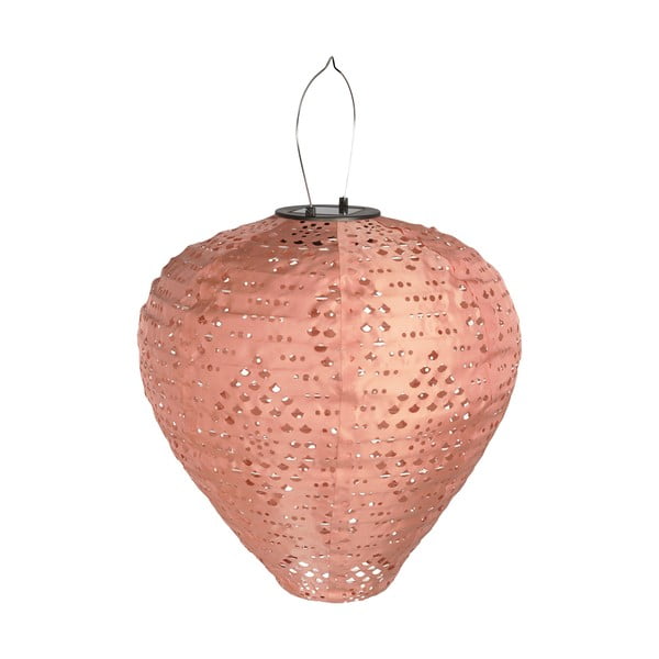 Rózsaszín napelemes kültéri LED lámpás (magasság 30 cm) Greatham – House Nordic