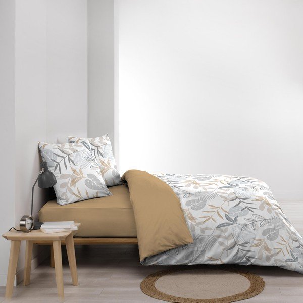 Sárga-fehér kétszemélyes hosszabbított ágyneműhuzat 240x220 cm Kimberly – douceur d'intérieur-image-4