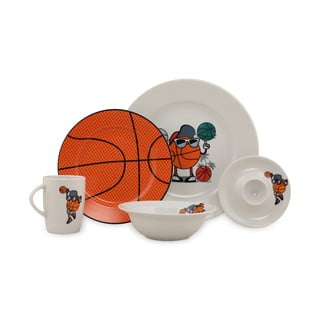 Basketball 5 db-os porcelán étkészlet gyerekeknek - Kütahya Porselen