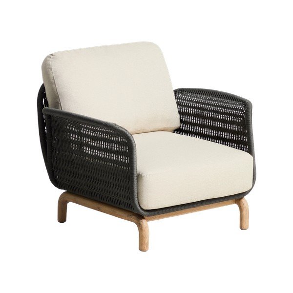 Bézs párnázott kerti fotel Alipa – Kave Home