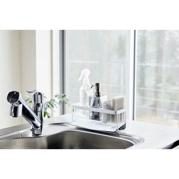 Tower fehér fém mosogatóállvány - Yamazaki-image-4