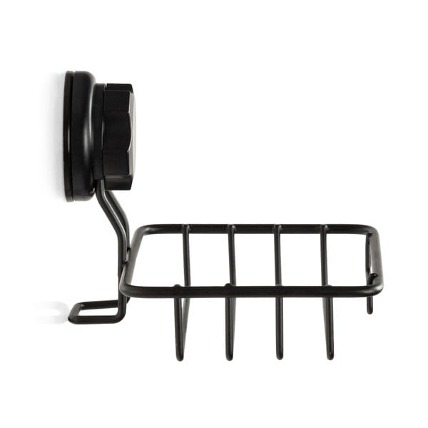 Bestlock Black Soap & Sponge Holder fekete öntapadós fali szappantartó - Compactor-image-4