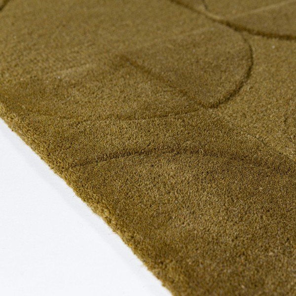 Sötétzöld kézi szövésű gyapjú szőnyeg 160x230 cm Gigi – Flair Rugs-image-2