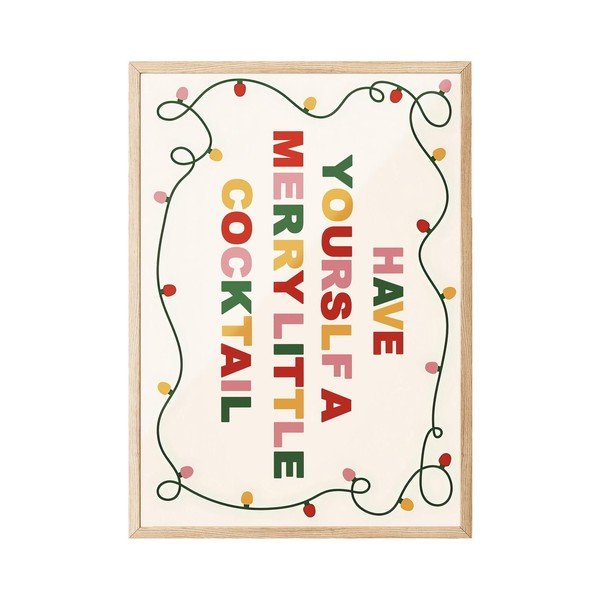 Nyomtatott keretezett kép 30x40 cm – Wallity