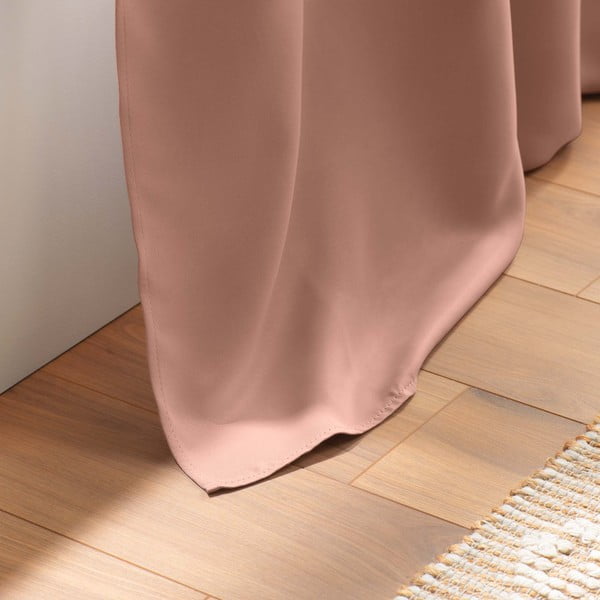 Rózsaszín sötétítő függöny 135x180 cm Occult – douceur d'intérieur-image-3