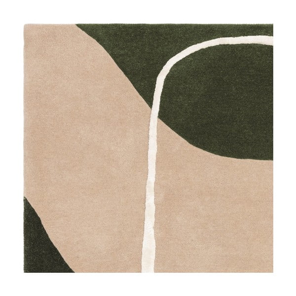 Zöld kézi szövésű gyapjú szőnyeg 200x300 cm Matrix – Asiatic Carpets-image-3