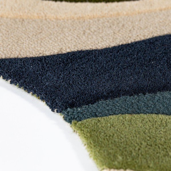 Zöld kézi szövésű gyapjú szőnyeg 200x290 cm Envy Wool – Flair Rugs-image-4