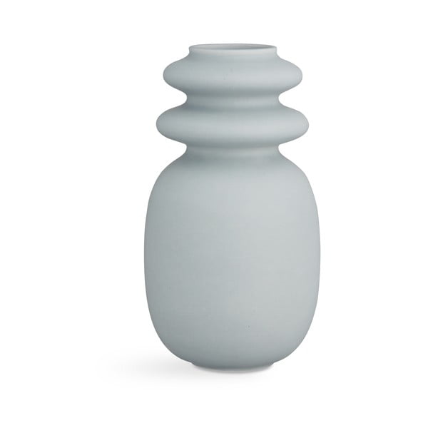 Kontur kékesszürke kerámia váza, magasság 29 cm - Kähler Design
