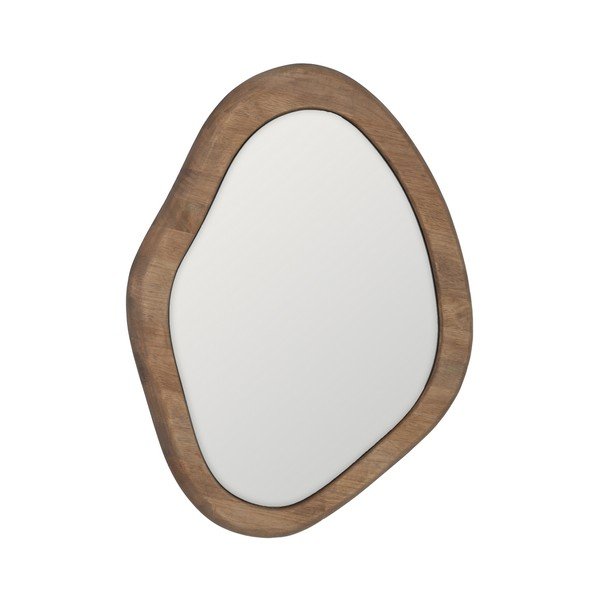 Fali tükör tömörfa kerettel 52,5x59,5 cm Rona – Ixia-image-2