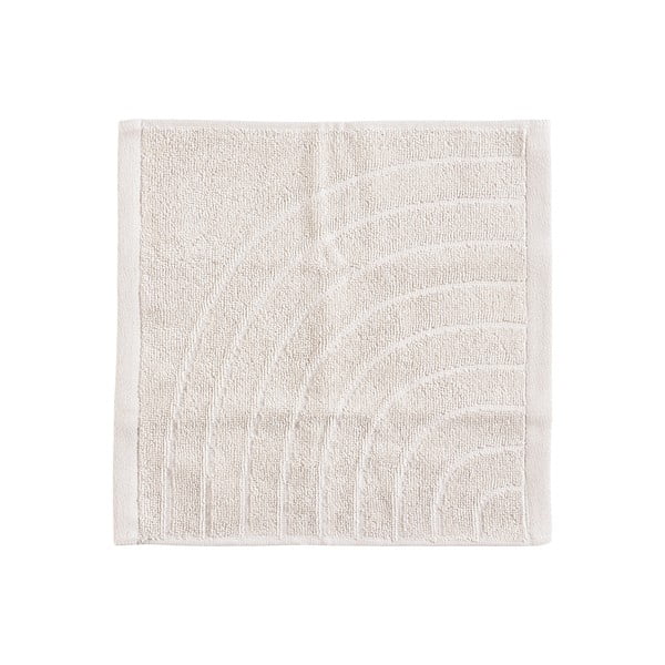 Világosszürke frottír pamut törölköző 30x30 cm Time – Zone-image-1