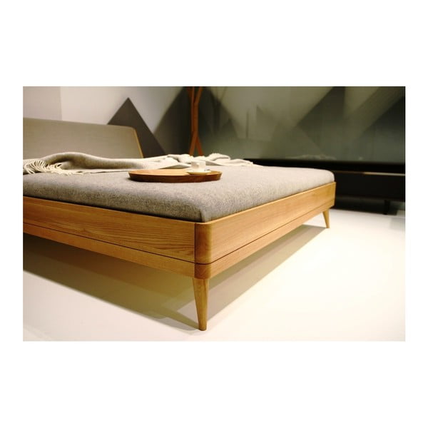 Direct tömör tölgyfa franciaágy, 160 x 200 cm - Javorina-image-3