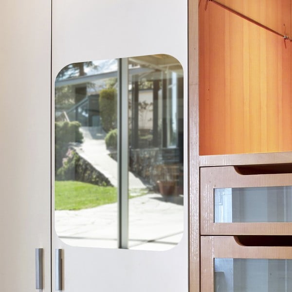 Rectangle tükör hatású öntapadós matrica, 42 x 27 cm - Ambiance-image-2