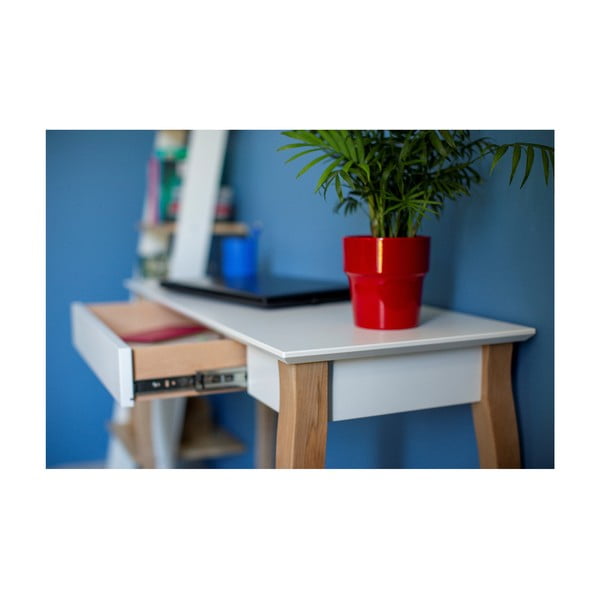 Lillo fehér íróasztal, hosszúság 65 cm - Ragaba-image-4