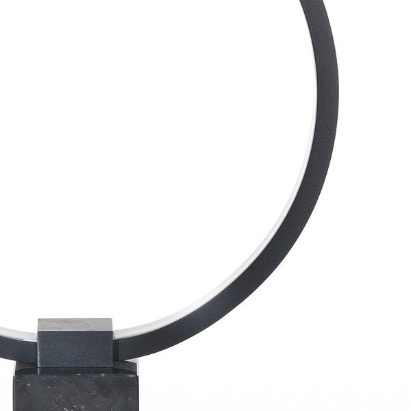 Ring fekete asztali lámpa, magasság 37 cm - Tomasucci-image-2