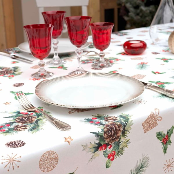 Asztalterítő karácsonyi mintával 150x300 cm Hollystar – douceur d'intérieur-image-1