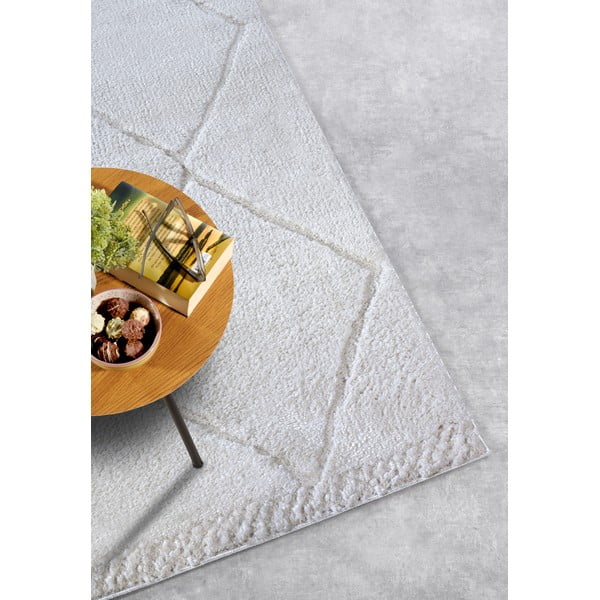 Krémszínű szőnyeg 80x120 cm Perrotin Cream White – Elle Decoration-image-2