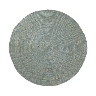 Dip kék jutaszőnyeg, ⌀ 100 cm - Kave Home