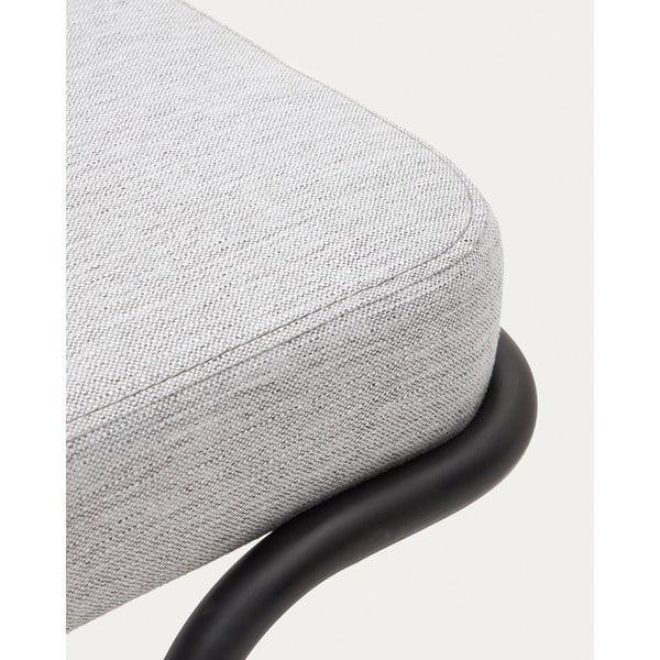 Világosszürke pad Compo – Kave Home-image-3