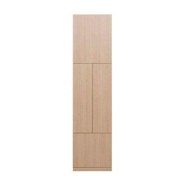 Natúr színű moduláris szekrény 54x215 cm Build – WOOOD