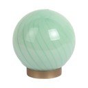 Világoszöld asztali lámpa üveg búrával (magasság 17 cm) Summer Globe – Leitmotiv