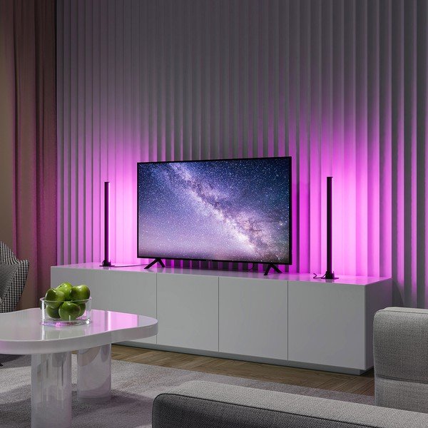 Fekete fém LED asztali lámpa (magasság 55 cm) Boy – Reality-image-1