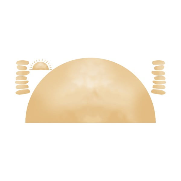 Gyerek falmatrica 155x75 cm Watercolor Sun – Ambiance-image-3