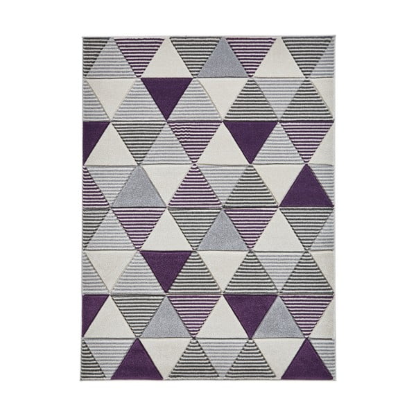 Matrix lila szőnyeg, 120 x 170 cm - Think Rugs