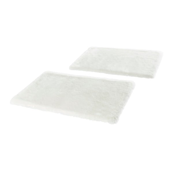 Soft 2 db fehér műszőrme szőnyeg, 90 x 140 cm - Mint Rugs