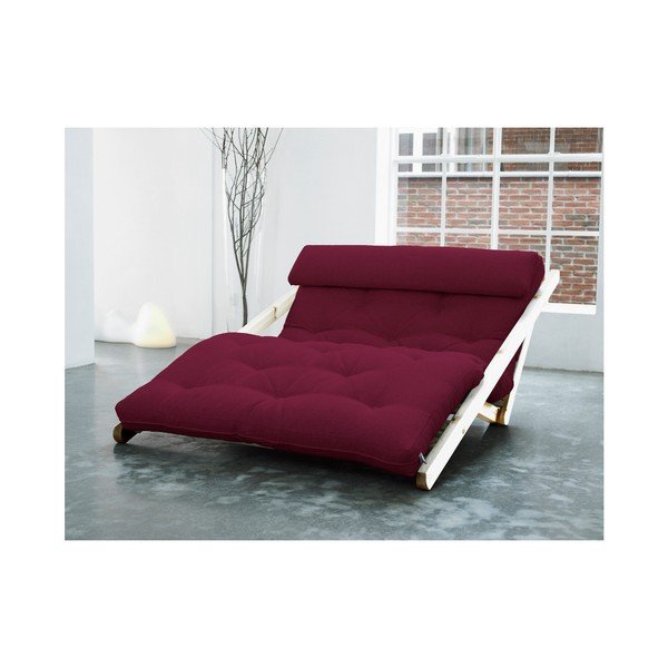 Figo Raw/Bordeaux fekvőfotel, 120 cm - Karup-image-1