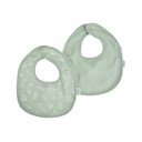 Zöld muszlin előke szett 2 db-os – Bébé Douceur