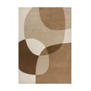 Barna-bézs kézi szövésű gyapjú szőnyeg 200x290 cm Glow – Flair Rugs