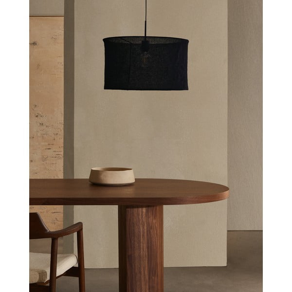 Fekete lámpabúra ø 50 cm Mariela – Kave Home-image-1