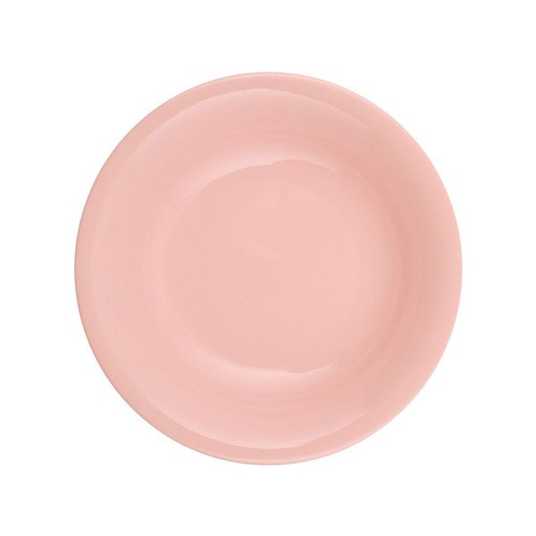Amelia 24 db-os rózsaszín-fehér porcelán étkészlet - Kütahya Porselen-image-4