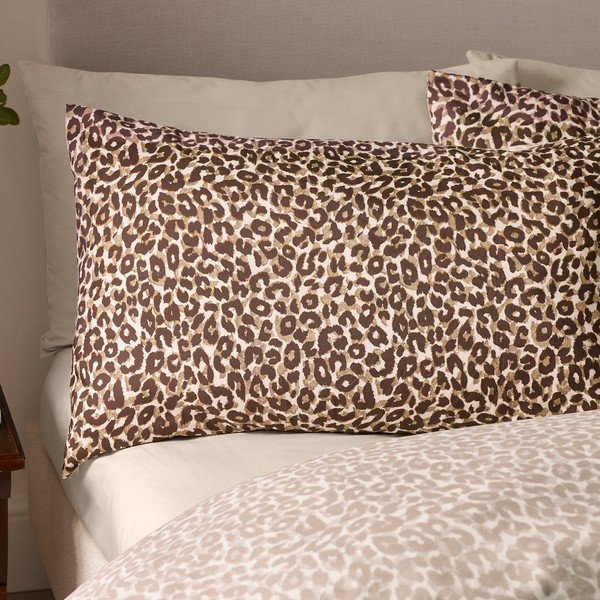 Barna egyszemélyes ágyneműhuzat 135x200 cm Animal Print – Catherine Lansfield-image-2