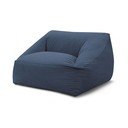 Sötétkék kordbársony babzsákfotel Lilibet – Bobochic Paris