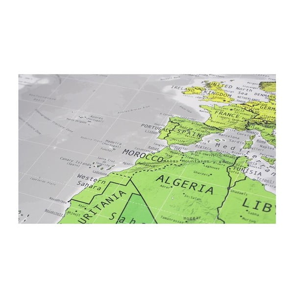 Future Map zöld mágneses világtérkép, 101 x 58 cm - The Future Mapping Company-image-4