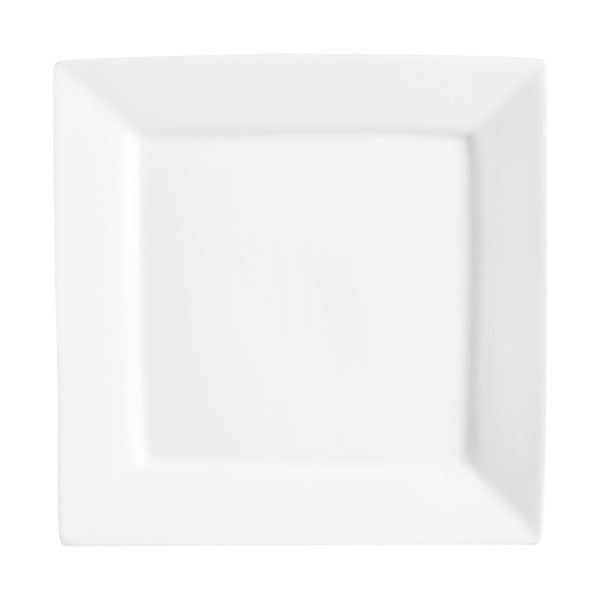 Simplicity fehér porcelán tányér, 18 x 18 cm - Price & Kensington