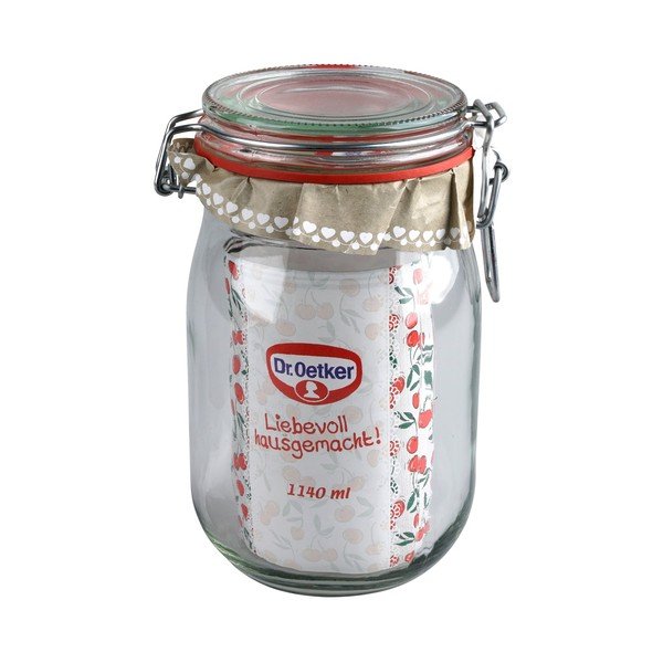 Dr. Oetker Jar befőttesüveg gumitömítéses zárófedéllel, 1,14 l - Dr. Oetker-image-3