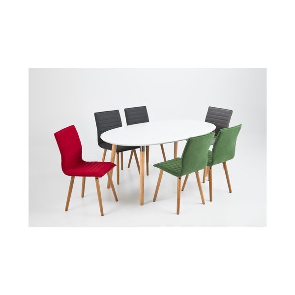 Karla zöld étkezőszék, 2 darab - Actona-image-1