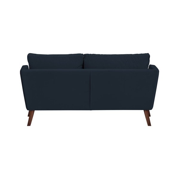 Elena sötétkék háromszemélyes kanapé, bal oldali fekvőfotellel - Mazzini Sofas-image-4