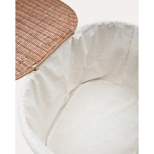 Rattan tárolókosár szett 2 db-os 50x36x32 cm Indali – Kave Home-image-4