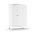 Fehér gyerek ruhásszekrény 150x200 cm BILLY – Vipack
