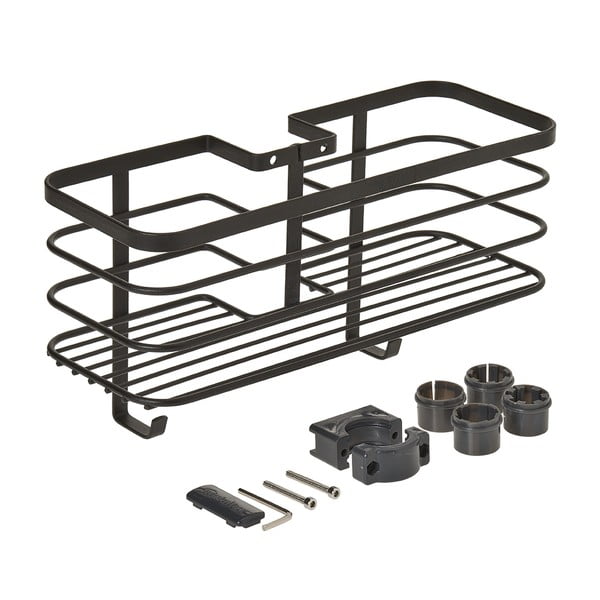 Origin fekete fürdőszobai polc - Metaltex-image-4