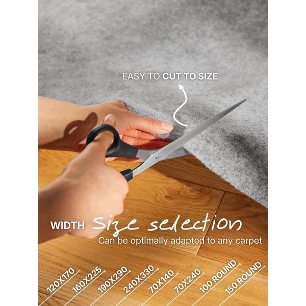 Csúszásgátló alátét szőnyeg alá 70x240 cm Solid – Vikosa-image-4