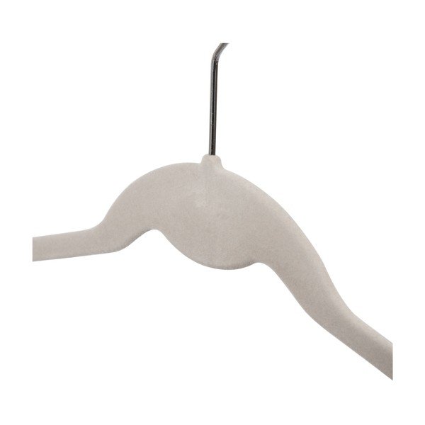 5 db bézs gyerek vállfa bársony felülettel - Compactor-image-3