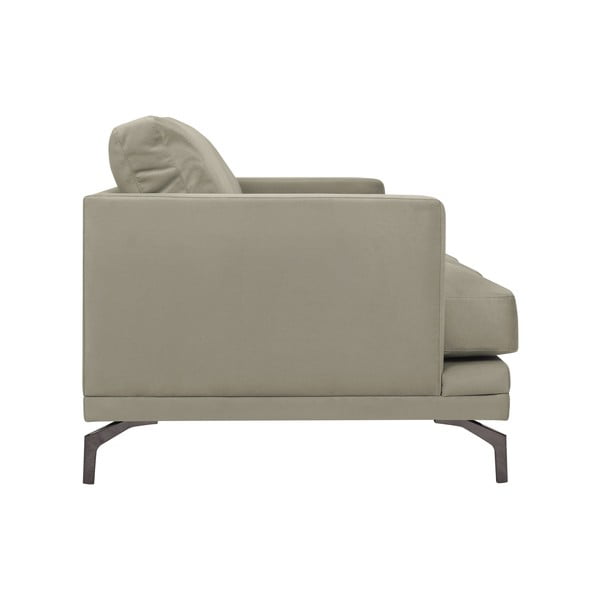 Jupiter bézs háromszemélyes kanapé, fekete lábakkal - Windsor & Co Sofas-image-2