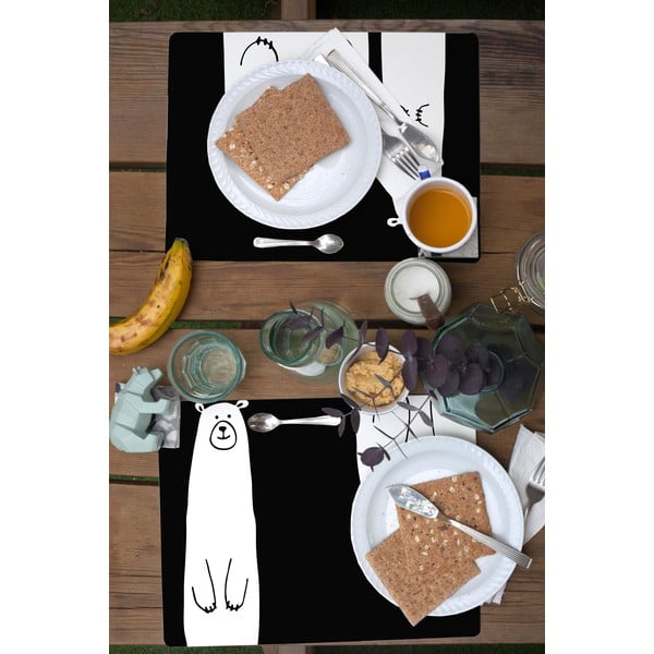 Bears 2 db tányéralátét - Madre Selva-image-1