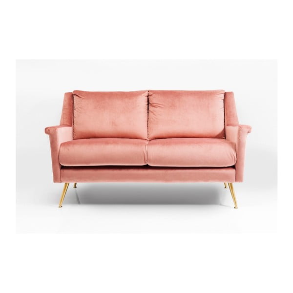 San Diego rózsaszín kétszemélyes kanapé - Kare Design